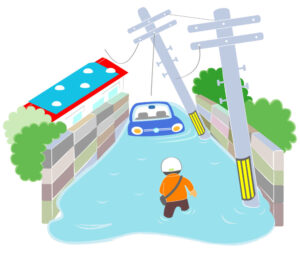 いつ降るかわからない大雨