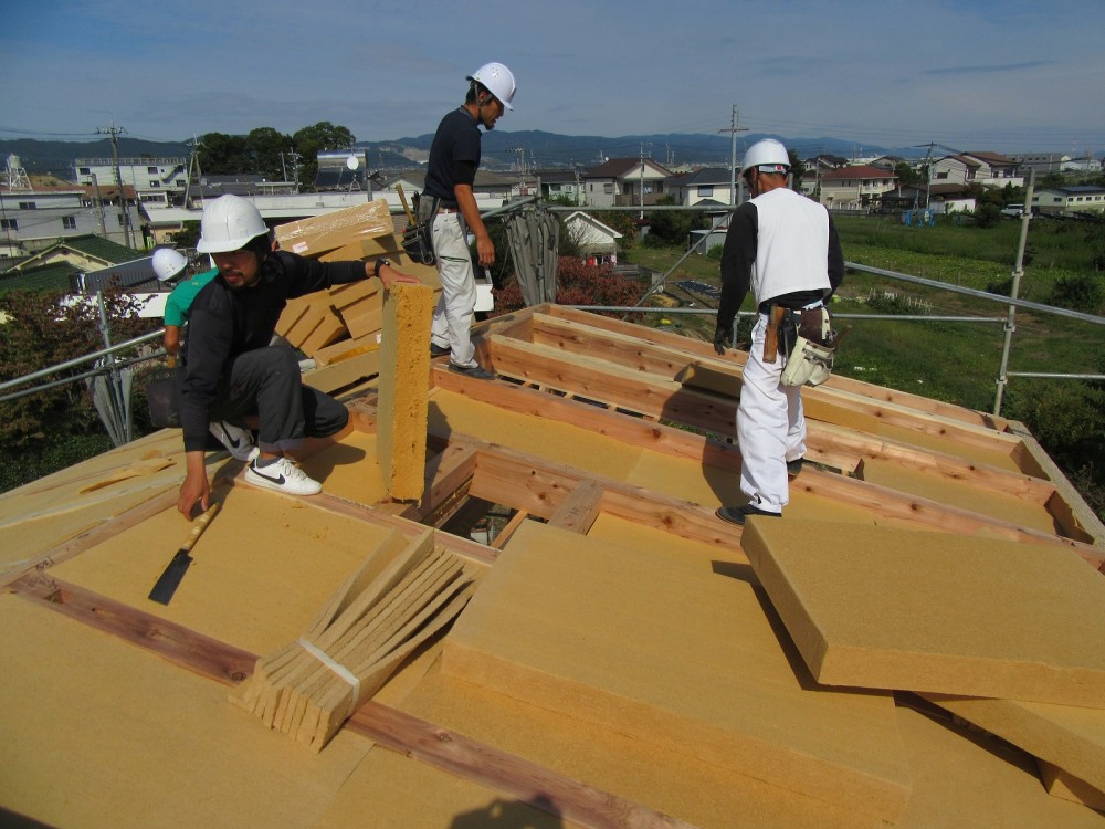 木の繊維の断熱材 和秋建設 わしゅうけんせつ 和歌山紀州熊野材で建てる家